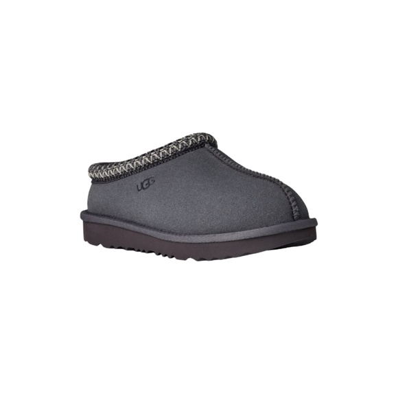 UGG Little Kids/Big Kids Tasman Slipper, Obsidian Suede. 1019066K - Picture 6 of 6